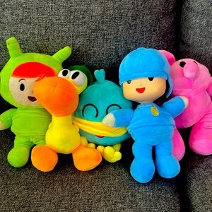 Pocoyo and friends stuffies
